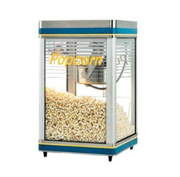 Galaxy 8 oz. Black Popcorn Machine / Popper - 120V