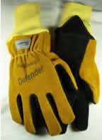 Hansen Defender Black & Gold Knit Wrist Glove