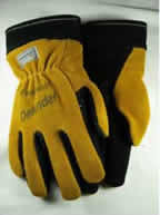 Hansen Defender Black & Gold Gauntlet Glove