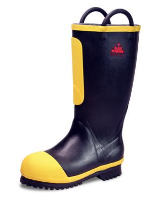 BLACK DIAMOND- Rubber Firefighting Non-Insulated Boot- with Comfort Fit Plus-with Enersole.
