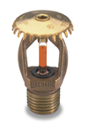 Brooks -  135 Degree F Upright Bulb, Brass