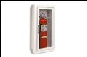 JL Industries- Flat Trim, Full Glass Door-The Ambassador Series Fire Extinguisher Cabinet