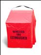 Brooks-150 lb Heavy Duty Wheeled Fire Extinguisher Cover